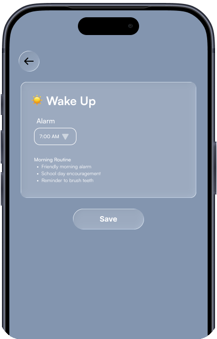 Set the ground rules screen
